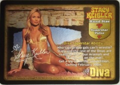 Stacy Keibler face card PROMO